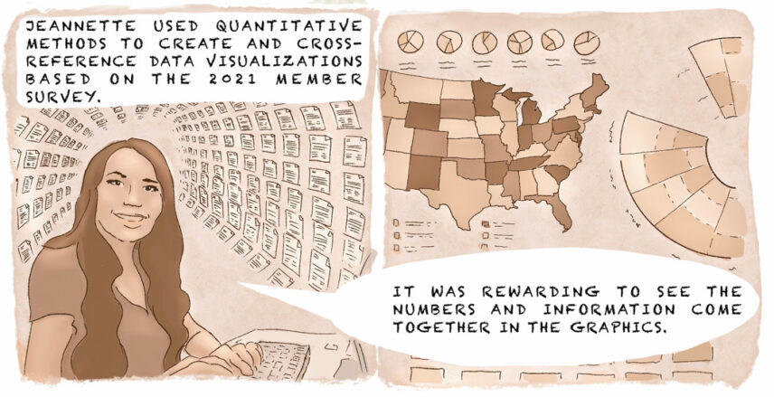 Frame 2 of the This Interning Life comic