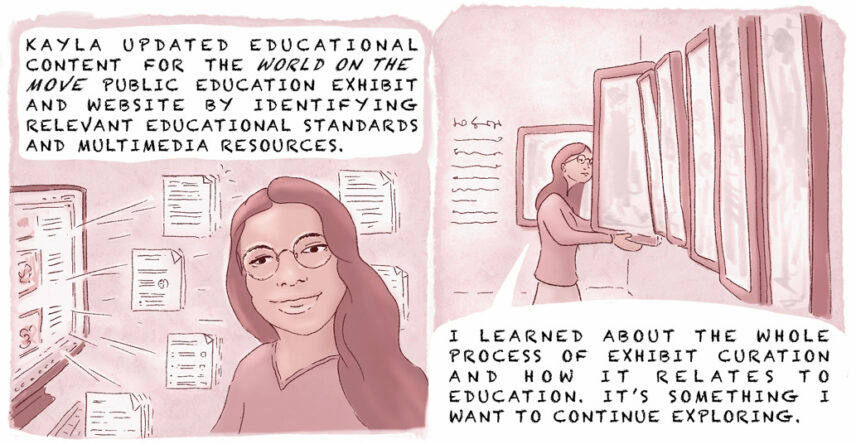 Frame 3 of the This Interning Life comic